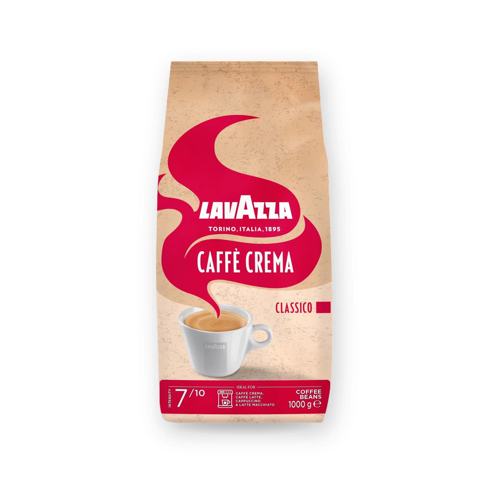 Punga de cafea boabe Lavazza Caffè Crema Classico, 1 kg