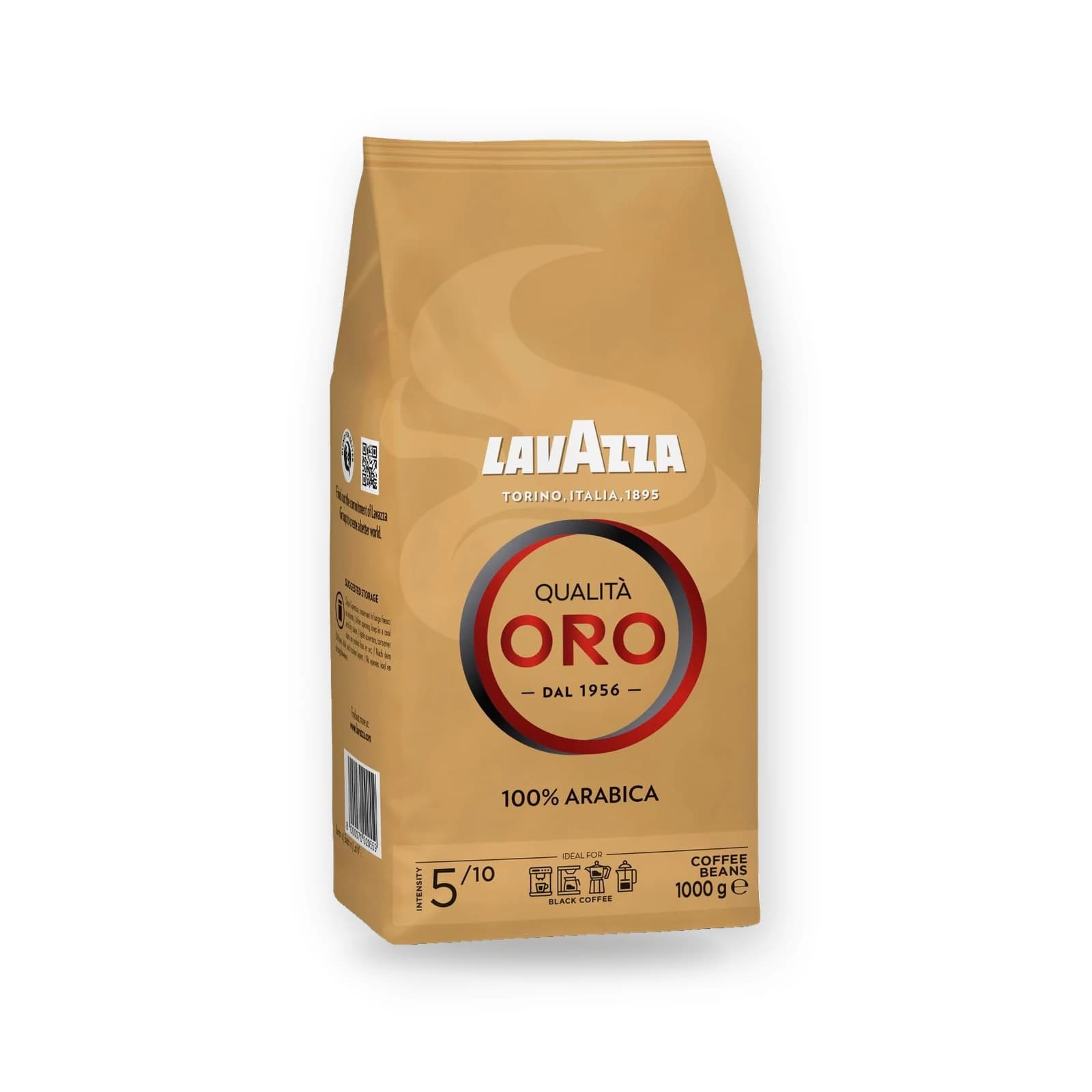 Punga de cafea boabe Lavazza Qualità Oro, 1 kg