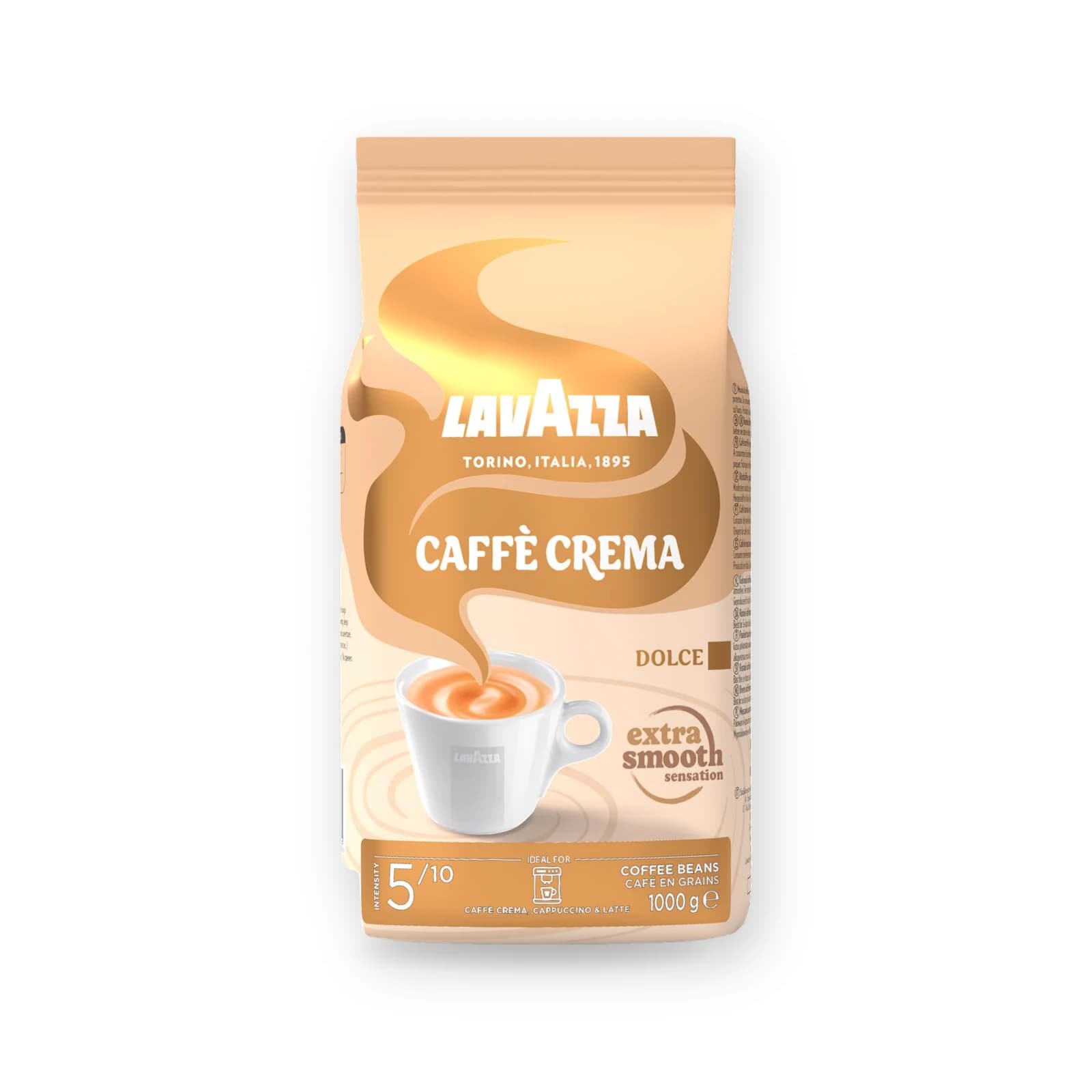 Punga de cafea boabe Lavazza Caffè Crema Dolce, 1 kg