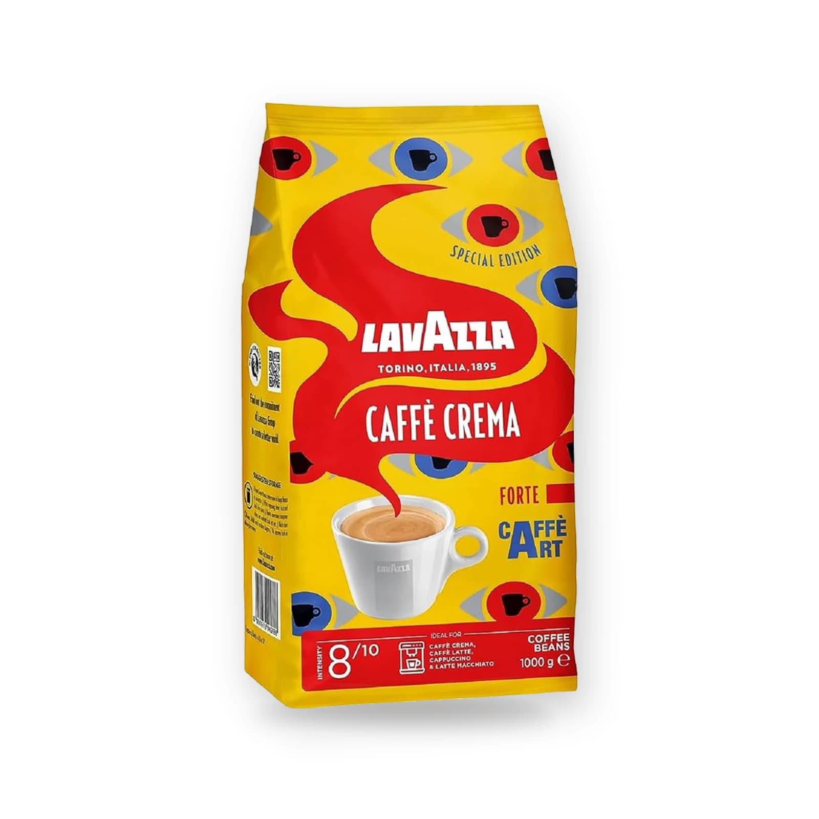 Punga de cafea boabe Lavazza Caffè Crema Forte, 1 kg