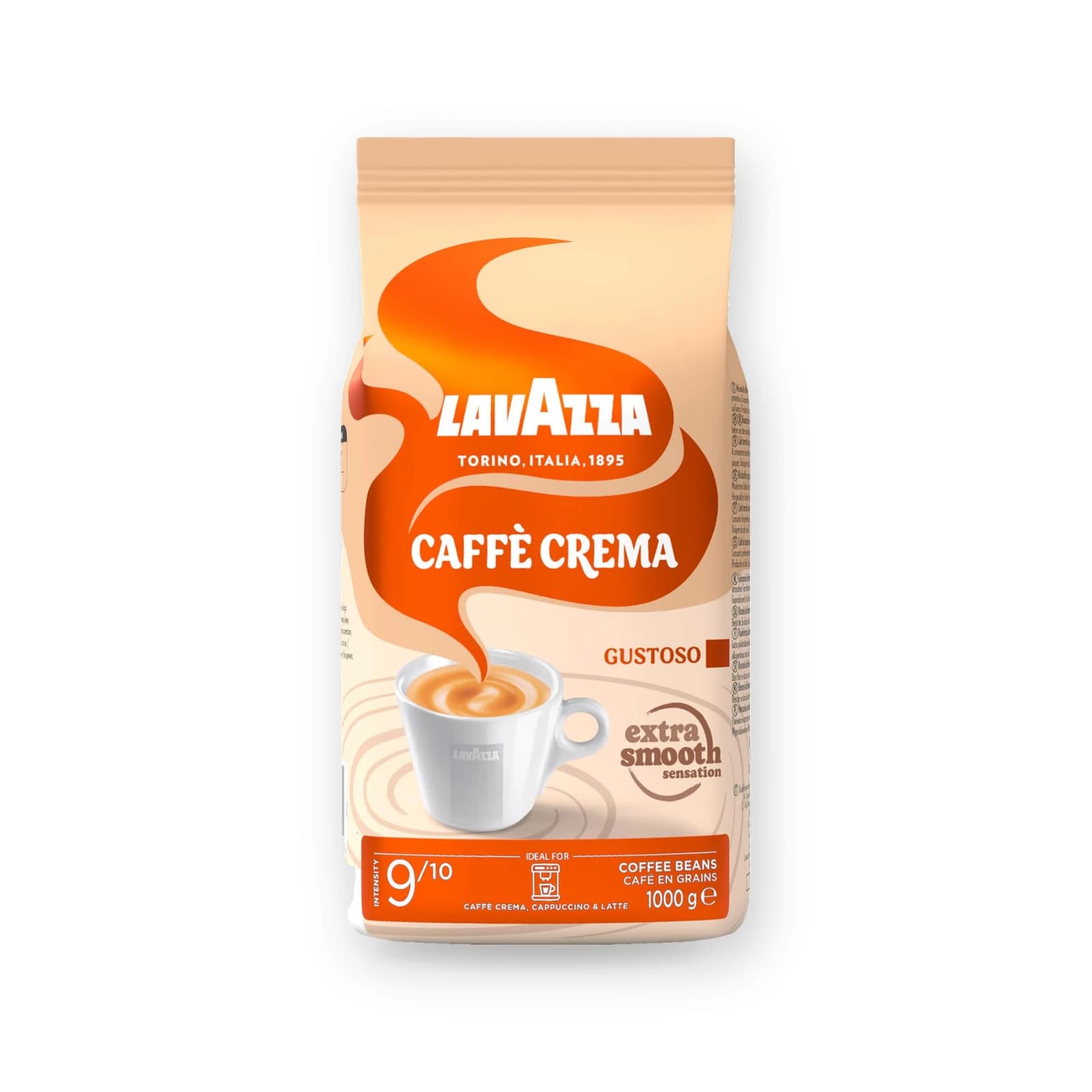 Punga de cafea boabe Lavazza Caffè Crema Gustoso, 1 kg