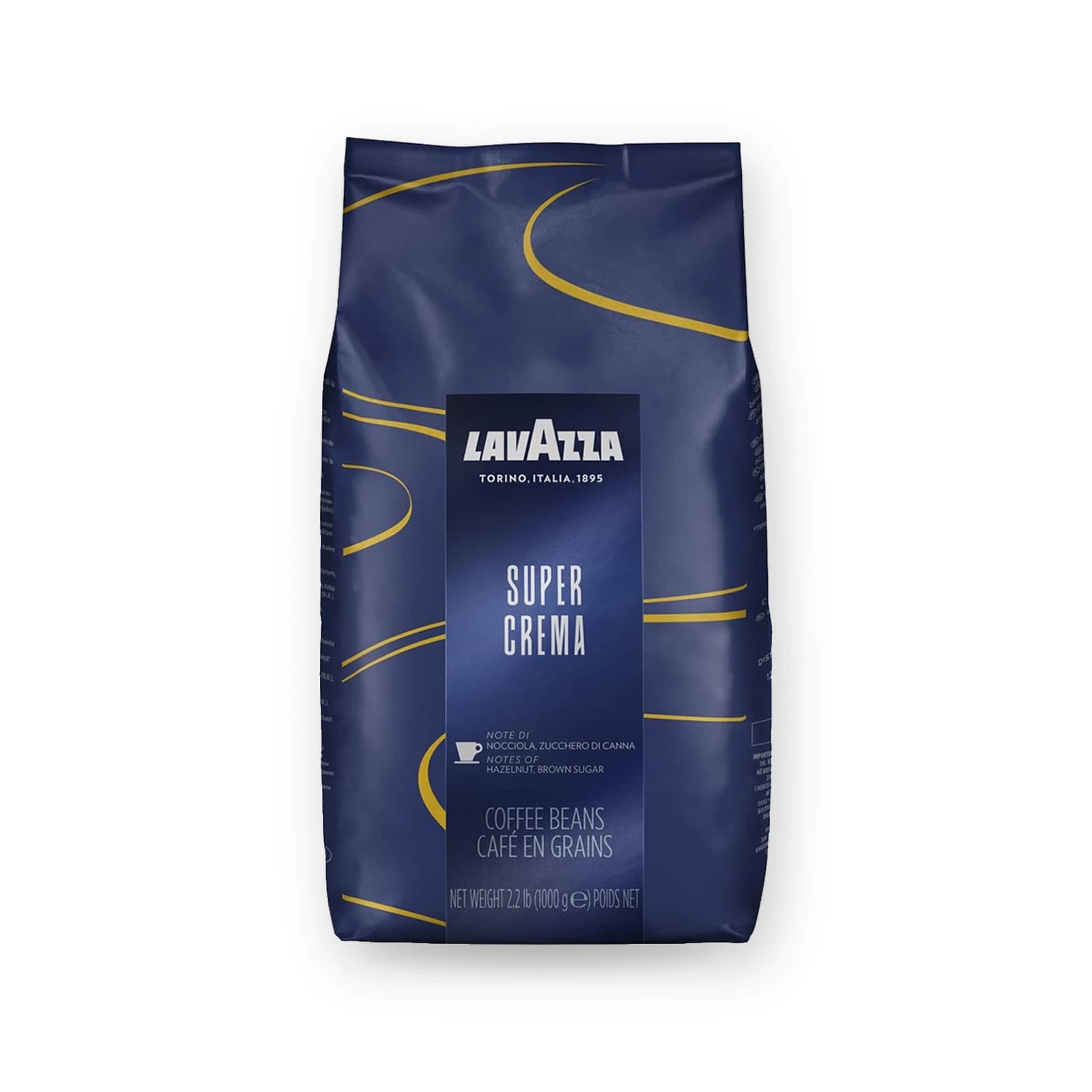 Punga de cafea boabe Lavazza Super Crema, 1 kg