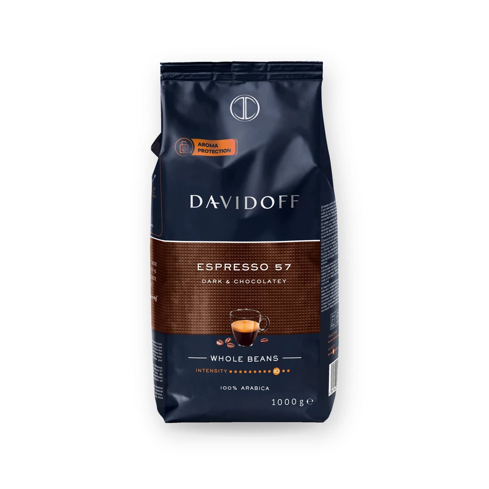 Punga de cafea boabe Davidoff Café Espresso 57, 1 kg