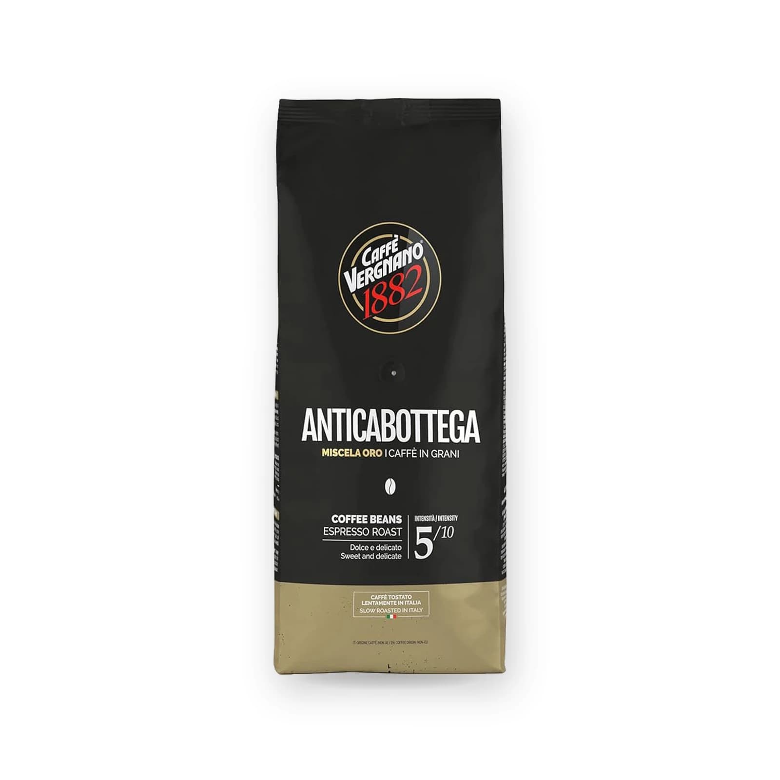 Punga de cafea boabe Caffè Vergnano Anticabottega Miscela Oro, 1 kg