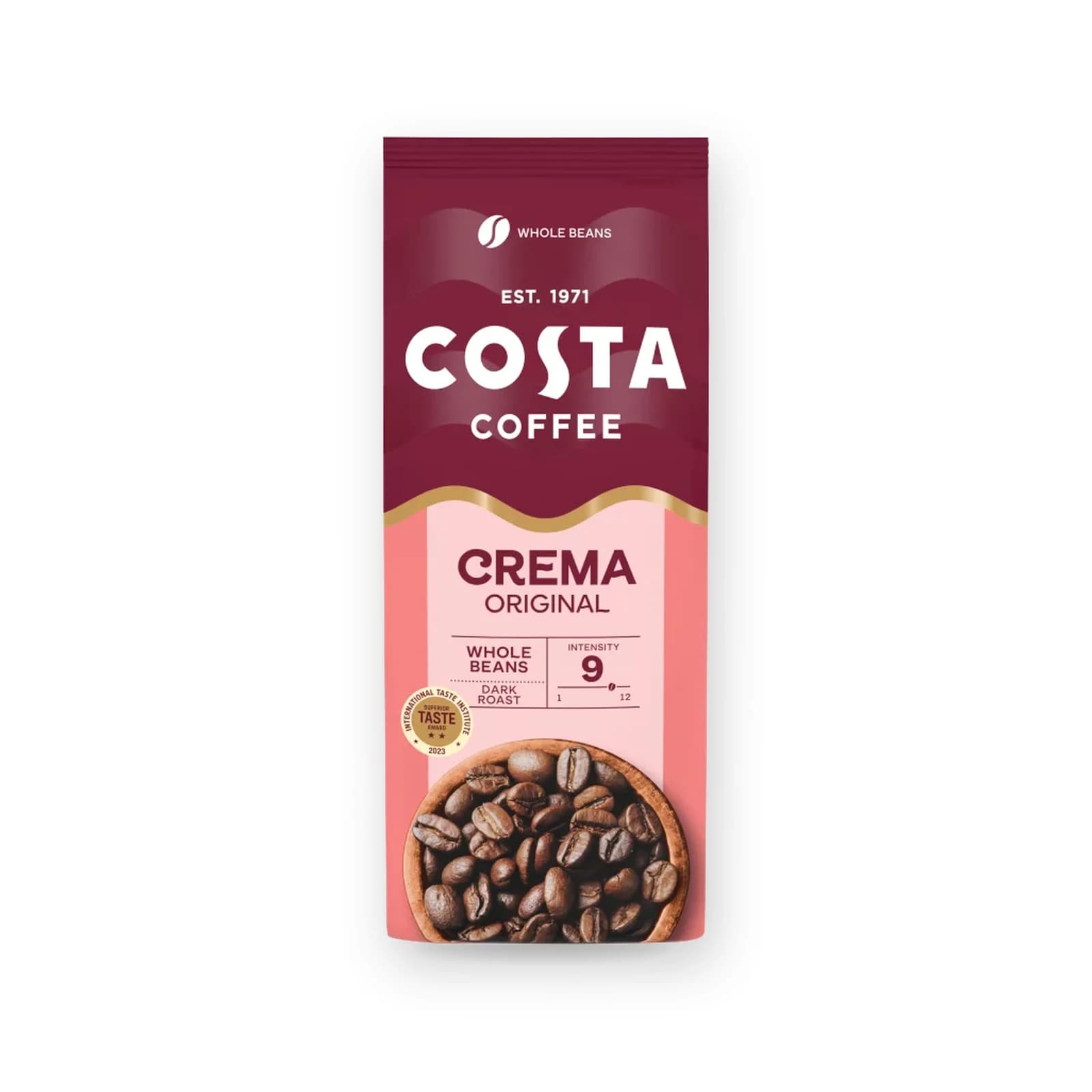 Punga de cafea boabe Costa Coffee Crema Original, 1 kg