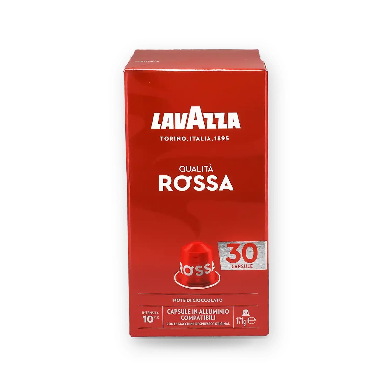 Cutia cu 30 de capsule Lavazza Qualità Rossa, compatibile Nespresso