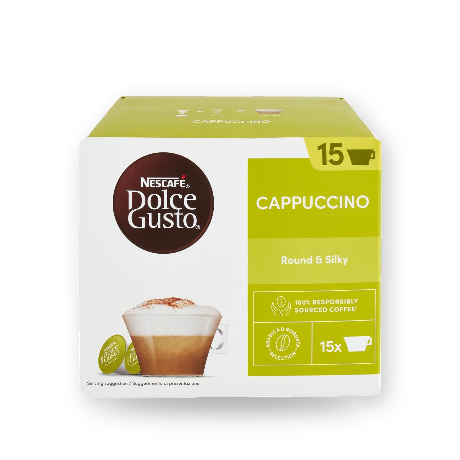 Cutia cu 30 de capsule Nescafé Dolce Gusto Cappuccino