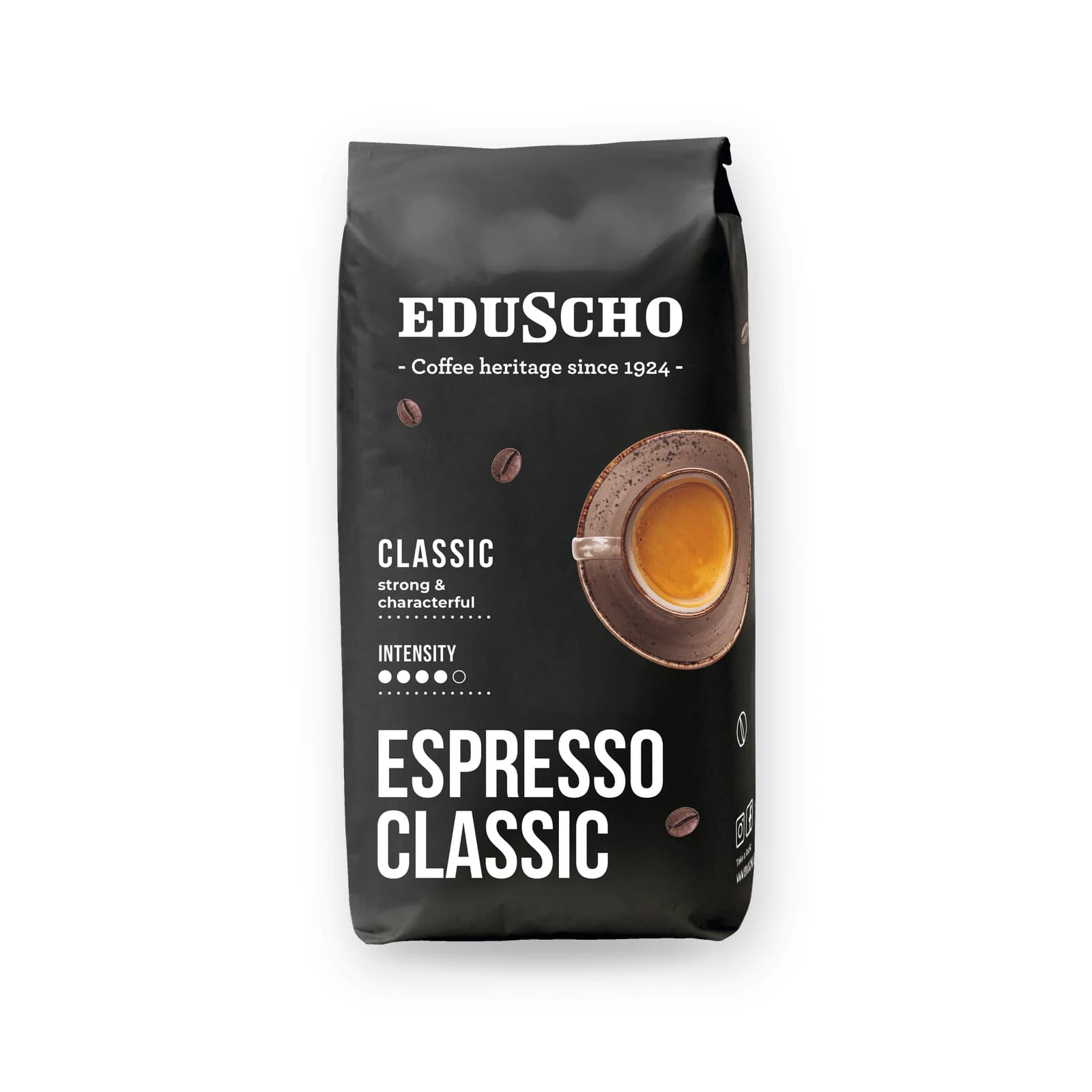 Punga de cafea boabe Eduscho Espresso Classic, 1 kg