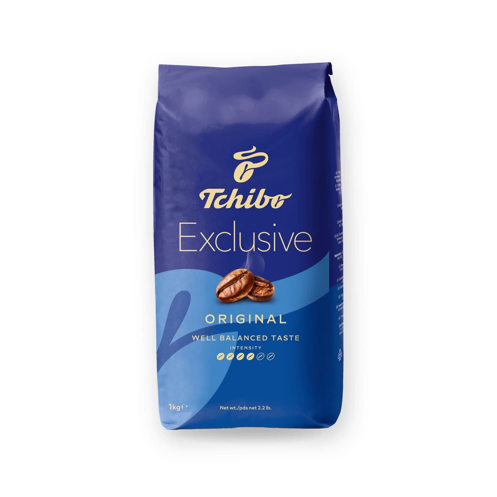 Punga de cafea boabe Tchibo Exclusive Original, 1 kg