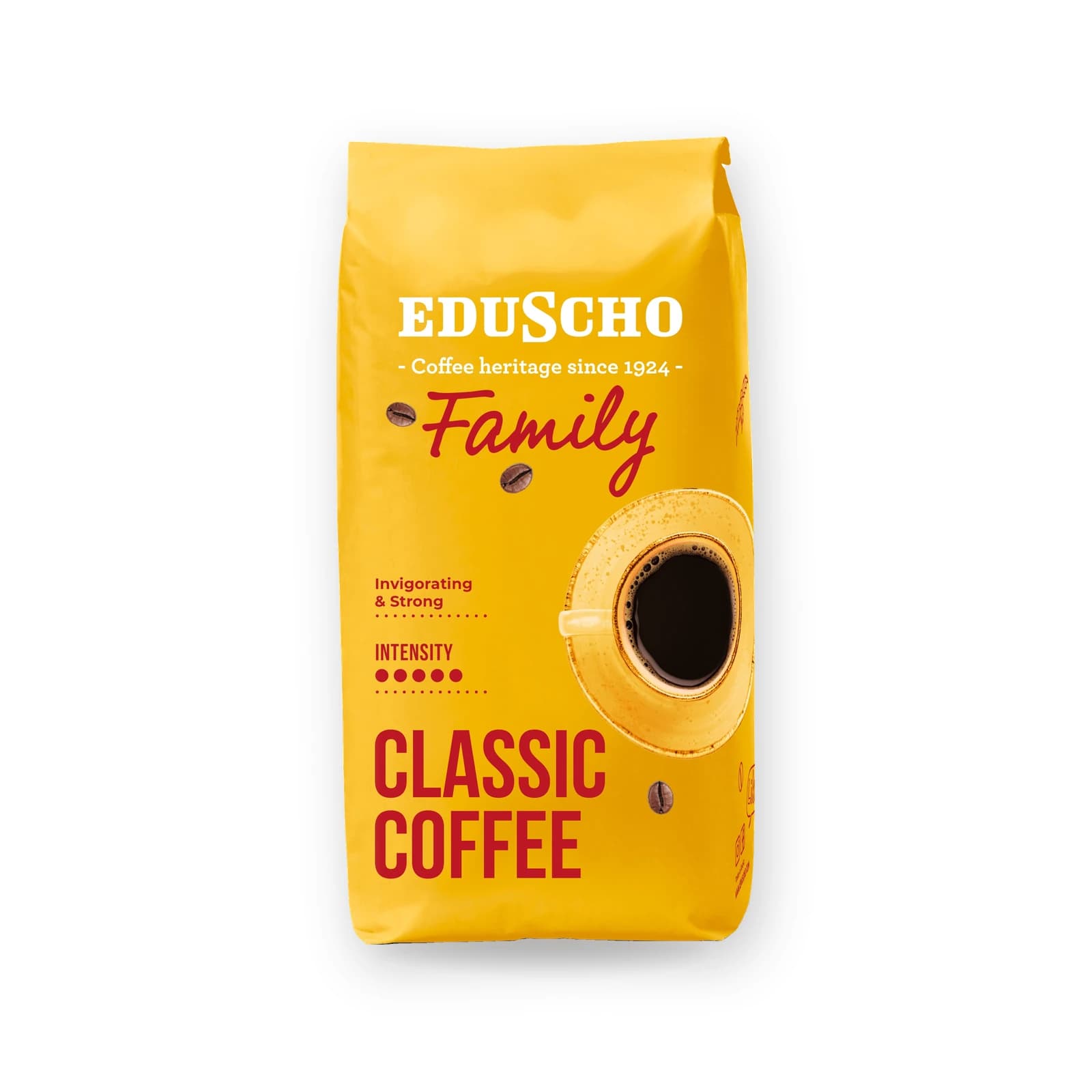 Punga de cafea boabe Eduscho Family, 1 kg