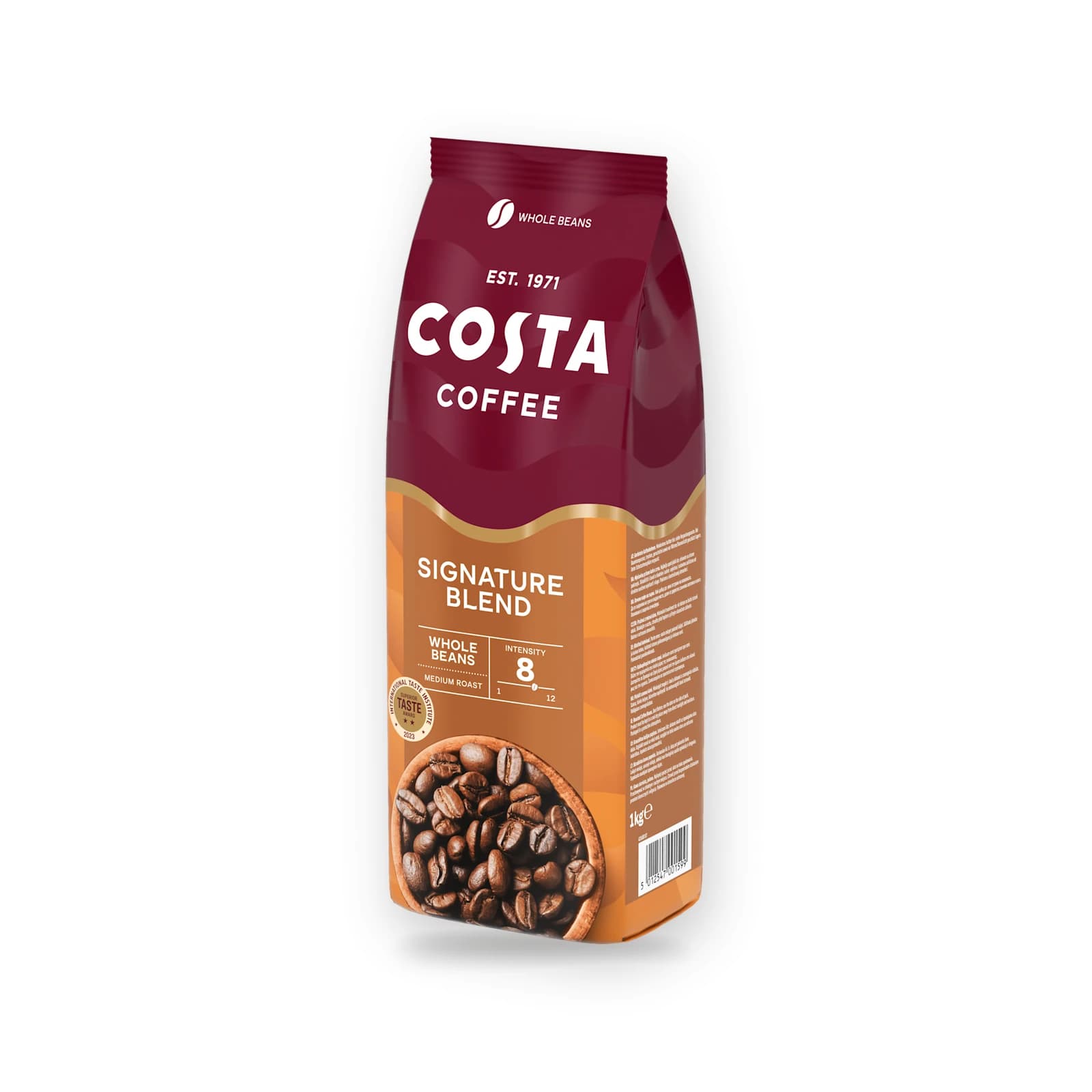 Punga de cafea boabe Costa Coffee Signature Blend, 1 kg