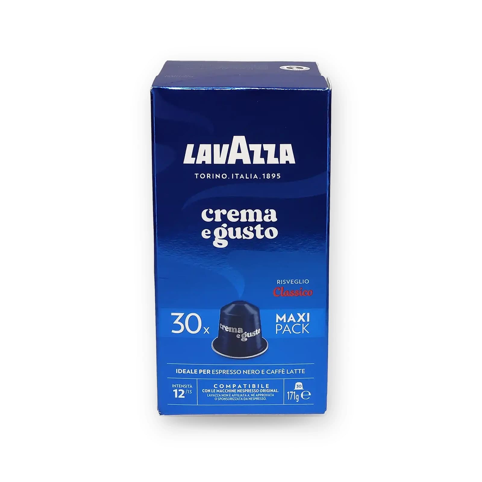 Cutia de capsule Lavazza Crema e Gusto Classico, 30 capsule compatibile Nespresso