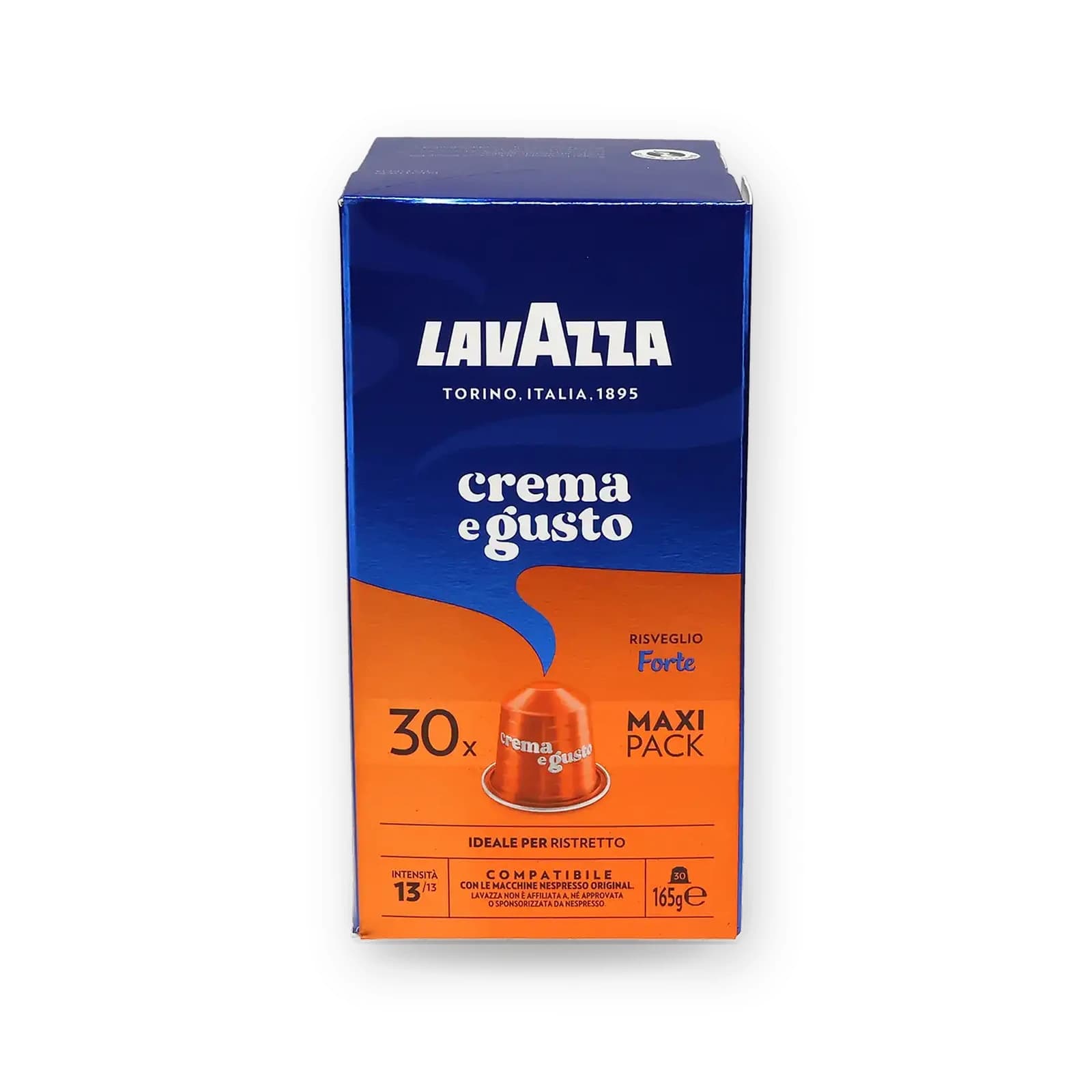 Cutia de capsule Lavazza Crema e Gusto Forte, 30 capsule compatibile Nespresso