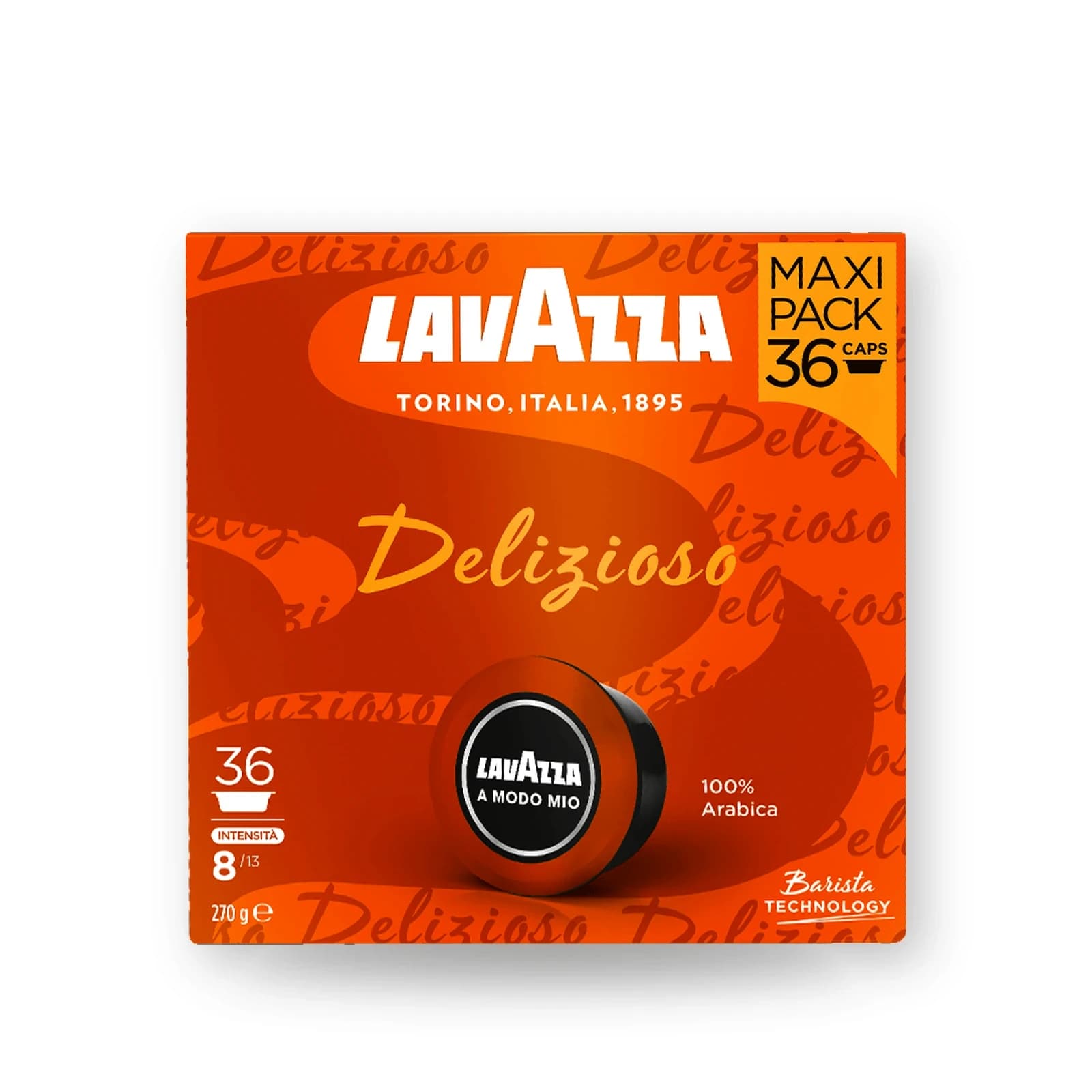 Cutia cu 36 de capsule Lavazza A Modo Mio Delizioso