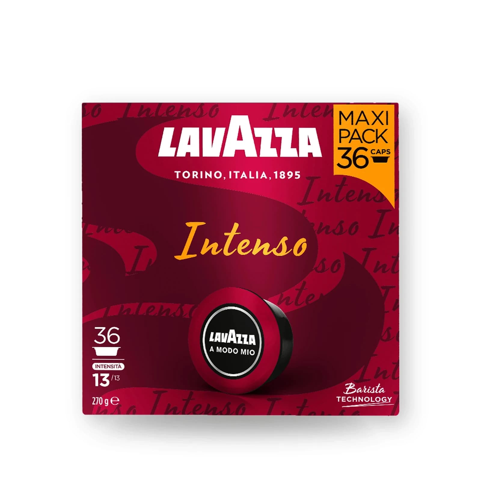 Cutia de capsule Lavazza A Modo Mio Intenso, 36 capsule