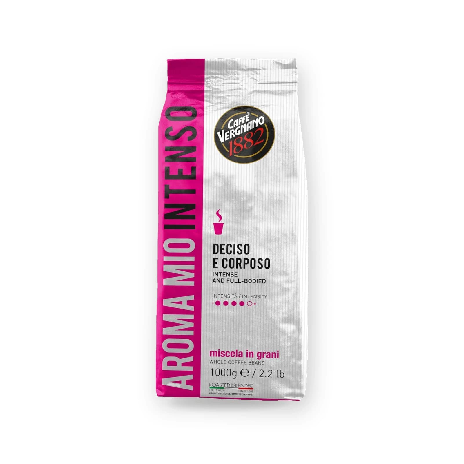 Punga de cafea boabe Caffè Vergnano Aroma Mio Intenso, 1 kg