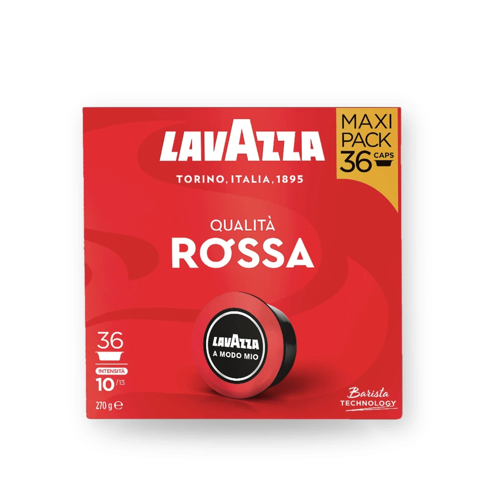 Cutia de capsule Lavazza A Modo Mio Qualità Rossa, 36 capsule